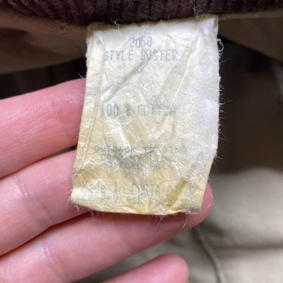 Outback Trading Company Brown Oilskin Leather Duster Jacket Small Western - Picture 11 of 16